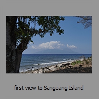first view to Sangeang Island